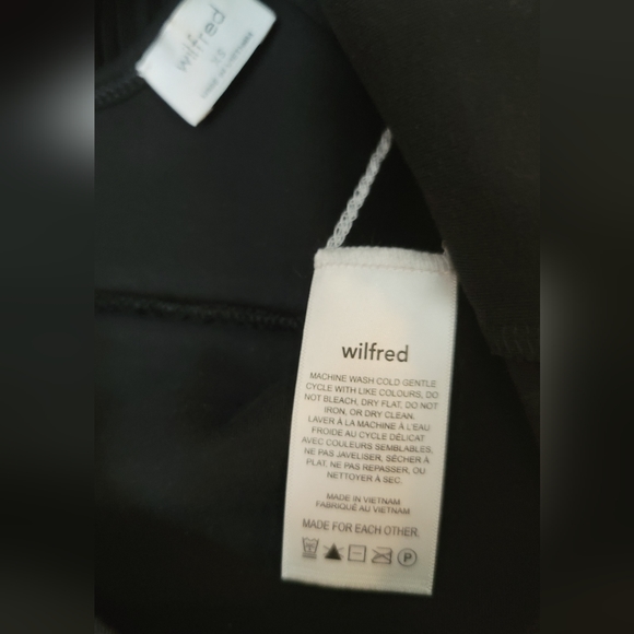 NWOT Wilfred Daphnee Dress in black XS - Picture 7 of 14